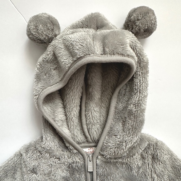 NWOT Cat & Jack Baby Fleece Coat 3-6M - Picture 2 of 4